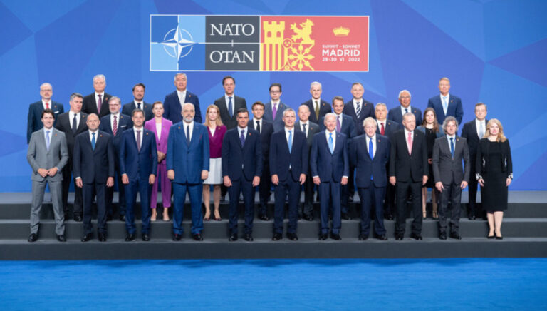 reunión de jefes de estado y de gobierno de la otan en madrid. foto: la moncloa